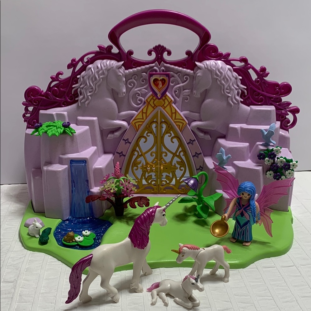 Take-Along Fairy Unicorn Garden - Playmobil 6179